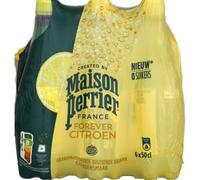 Perrier - Acqua gassata aromatizzata al limone, 6 x 50 cl