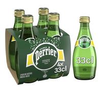 PERRIER Acqua minerale naturale con gas 4x33 cl