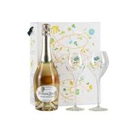 Perrier-Jouet Champagne Blanc De Blancs, Confezione Regalo Con 2 Calici Flute, 12% vol, 750 Ml