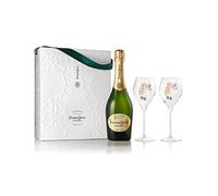Perrier-Jouët Champagne Grand Brut 12,5% Vol. 0,75l in Giftbox with 2 glasses