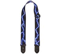 Perri's Leather PLLPCPLP - Tracolla per chitarra in tessuto, motivo leopardato