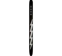 Perri's Leathers - Black leather with white lightning bolt (P25LB-218)