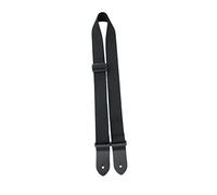 Perri's Leathers CWS15-6897 Cotton Ukulele Straps Guitar Strap, Black