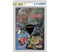 Perri's Leathers LP-IM1 - Plettri di spessore medio, motivo Iron Maiden (confezione da 6)