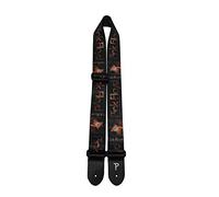 Perri's Leathers LPCP-8092 Pink Floyd Guitar Strap (Official Licensing) 2” Tracolla per Chitarra, Doppio Lato, Fettuccia in Poliestere, Lunghezza Regolabile da 39 "a 58", Colore Logo Prismi