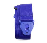 Perri's Leathers Ltd. - Tracolla per Chitarra - Nylon - Estremità sigillata - Blu - Regolabile - Per Chitarre Acustiche/Elettriche/Bassi - Fabbricata in Canada (NWSPL-7158)