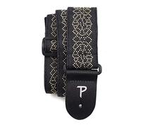 Perri's Leathers Ltd. - Tracolla per Chitarra - Nylon - Jacquard - Strass - Regolabile - Per Chitarre Acustiche/Elettriche/Bassi - Fabbricata in Canada (TWSR-7107)