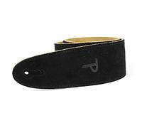 Perri's Leathers P20S-202 Suede Guitar Strap Soft - for Guitars Bass Acoustic Electric, 2"/44.5" x 53", Black