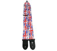 Perri's Leathers TWS-6541 2" Wide Jacquard Ribbon Sewn-On Tubular webbing with Leather ends