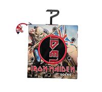 PERRI'S SOCKS Iron Maiden-Calzini con Logo in Confezione Regalo, Nero, 28 EU Unisex-Adulto