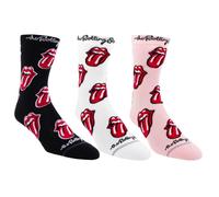 Perri's Socks The Rolling Stones Women's Assorted Crew Socks - RSC372-005, Multi
