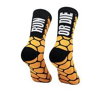 PERRO LOCO CLOTHES Calzini da Corsa compressivi di Colori. (IT, Numero, 40, 42, Regular, Regular, Arancia)