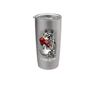 Perro para el box scheletro re boxe messicano Bicchiere termico in acciaio inox doppia parete