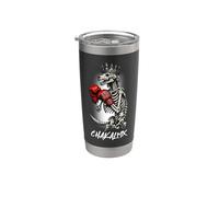 Perro para el box scheletro re boxe messicano Bicchiere termico in acciaio inox doppia parete