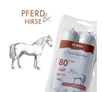 PERRO Rotolo Delicato No.2 Cavallo + Miglio - Salsiccia per cani monop