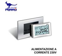 Perry 1CRCDS27 - Cronotermostato digitale 230v da incasso TOUCH SCREEN Moon Soft