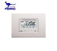 CRONOTERMOSTATO INCASSO UNIVERSALE A MENU' SERIE NEXT 230V BIANCO - PERRY ELECTR