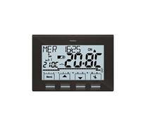 Perry 1CRCR029A Cronotermostato da Parete, Nero