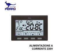 Perry 1CRCR029A - Cronotermostato digitale a parete serie NEXT a corrente