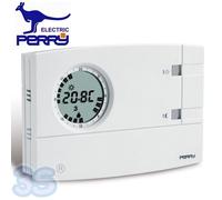 Perry 1CRCR209/S - Cronotermostato settimanale analogico digitale da parete seri