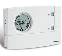 Cronotermostato Perry a parete bianco a batterie 1CRCR309/S