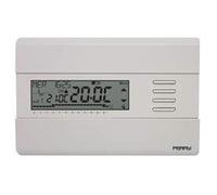 Perry 1CRCR311B cronotermostato digitale montaggio parete alimentazione 3V colore bianco