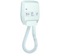 Perry 1DC ACT 10 Asciugacapelli a Muro, Bianco