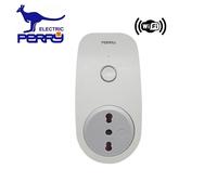 Perry 1IO0057WF -Interruttore orario, presa spina Wi-Fi con attacco da 10 e 16 A