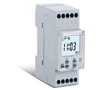 Perry 1IO6080 Interruttore Orario Giornaliero Digitale, Bianco