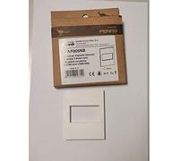 Perry 1PAF005NB frontale compatibile living now per cronotermostato articolo CDS27 bianco