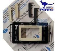 Perry 1PAFT54243IP - Adattatore kit di finitura placche per termostati da incass