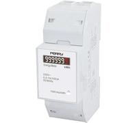 Perry 1SDSD05CEM/2 Contatore di Energia Monofase 30A 2Din, Bianco