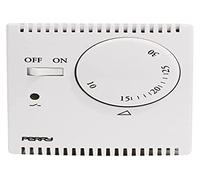 Perry 1TG TEG132 Termostato da parete ad espansione di gas color bianco con spia Led