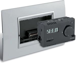 Perry 1TITE322/MC Termostato Elettronico Incasso, 3 V, Nero
