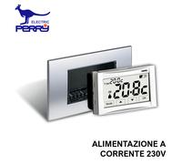 Perry 1TITE543 - Termostato digitale 230v da incasso touch screen MOON SOFT TOUC