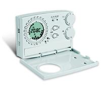 PERRY CRONOTERMOSTATO SETTIMANALE A BATTERIE DA PARETE BIANCO 1CRCR308/G