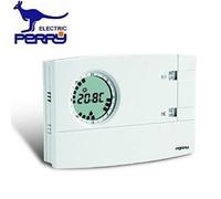 Perry Electric cronotermostato da parete analogico digitale settimanale 3V serie Easy