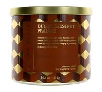 Perry Ellis 14.5 oz Soy Wax Blend 3 Wick Candle - Dulce Chestnut Praline