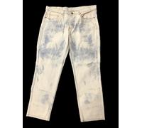 Perry Ellis Uomo Slim Fit Stretch Jeans Pantalone, Custom Candeggiati Lavare, Sz