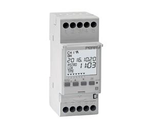 Perry Interruttore orario digitale NFC 2 DIN - 1IO4091NFC