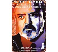 Perry Mason: The Case of the Lethal Lifestyle, cartello decorativo in metallo per soggiorno, bar, cartello decorativo da parete 30,5 x 20,3 cm