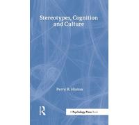 Perry R Hinton Stereotypes, Cognition and Culture (Copertina rigida)