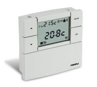EDM 3v Termostato digitale "Zefiro" Series 84x84mm White Perry - multicolore multimateriale 8019108050666