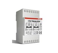 PERRY Trasformatore 30VA per servizio continuo uscite 12-12-24V 3 DIN, montaggio