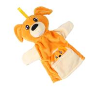 PERSELOSO 1 Pz Giocattoli con le dita giocattolo placante per la copertura delle dita giocattolo per calmare il giocattolo della bambola della peluche Giallo