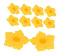 PERSELOSO 10 Fiori per Alimentatori Accessori per Mangiatoie per Uccelli Design Naturale e Decorativo Compatibile con La Maggior Parte Dei Alimentazione Realizzati Resistente e