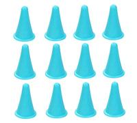 PERSELOSO 12pezzi Fermaferri in Silicone per Ferri da Maglia di Protezioni per Punte di Ferri da Maglia Copertura Protettiva Durevole