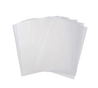 PERSELOSO 150 pezzi Carta da Traslucida per Tracciatura Semi Trasparenti per Schizzi Calligrafia e Lavori Artistici Carta da Ingegneria e Copia Resistente e Sicura