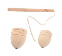 PERSELOSO 1set Trottola Legno Vintage Per Giocattoli Per Attività Familiari e Gioco Interattivo Per Ragazzo Ragazza e Adulti Stimola e Coordinazione