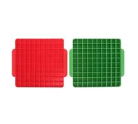PERSELOSO 2 contenitori per il riciclo di batterie AA e AAA usate, in plastica, ideali per lo smaltimento domestico.